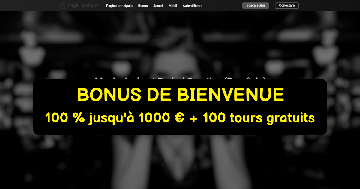 Magic Jackpot Casino - Machines à Sous Premium en Ligne France