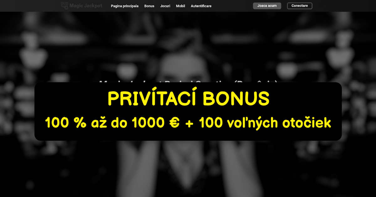 Magic Jackpot Casino: Najlepšie online výherné automaty Slovensko